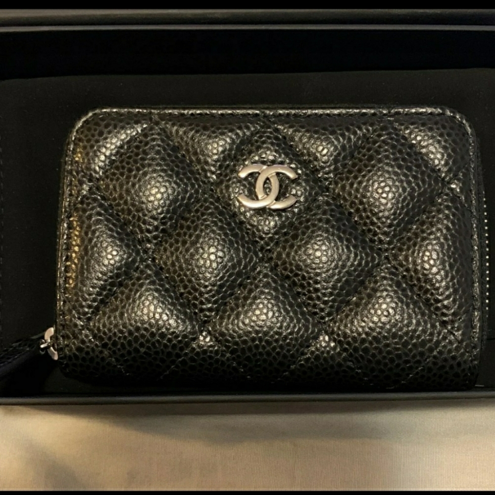 Chanel Zip O case/card holder